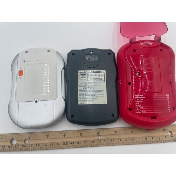 Lot Of 3 Handheld Games: Sudoku Battleship Fliptop Poker - Picture 4 of 4